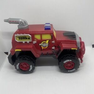 Tonka Red Storm Chasers Plastic Toy Truck Vehicle Kids Play Rugged Hasbro